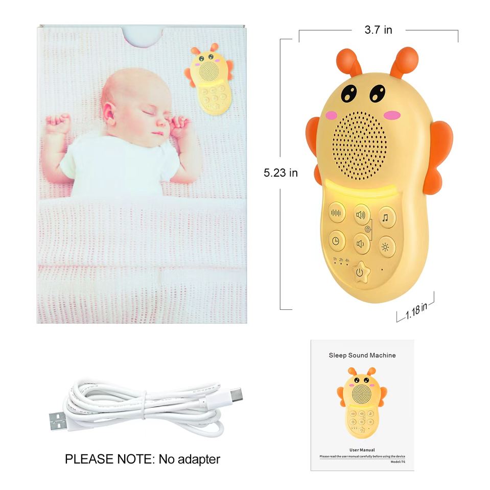 Baby Sleep Soother - White Noise Machine with Night Light