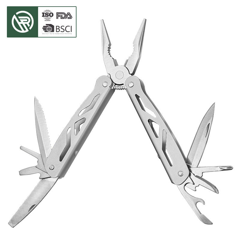 12-in-1 Mini Multitool Pliers Pocket Knife Bottle Opener