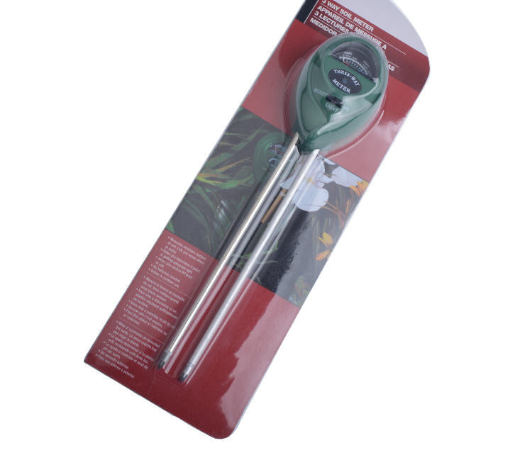 Soil Test Kit - 3-in-1 pH, Moisture & Light Meter for Plants