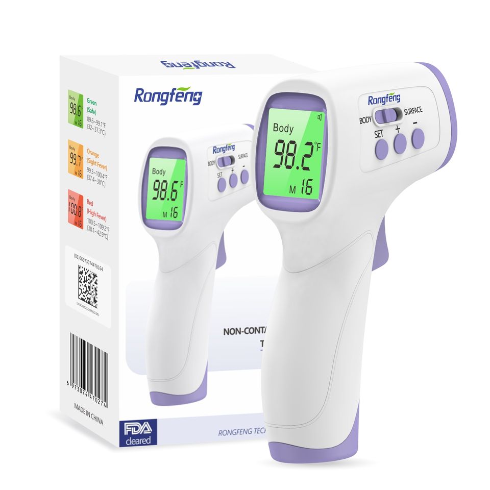 No-Touch Thermometer for Adults, Kids & Babies - Infrared Forehead Thermometer