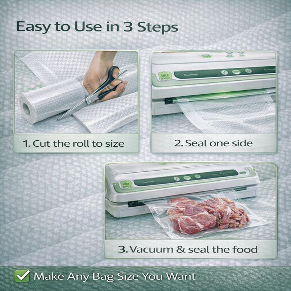 Vacuum Sealer Bags Roll 4