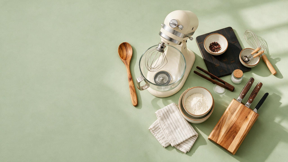 MIMLAM slideshow - home and kitchen flat lay banner